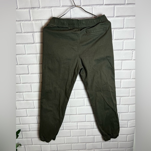 H&M big boys green Cotton twill joggers/size 16 - Picture 7 of 9